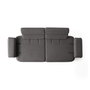 Atelier Del Sofa Bonjo Walnut - Anthracite Sofá de 3 Plazas